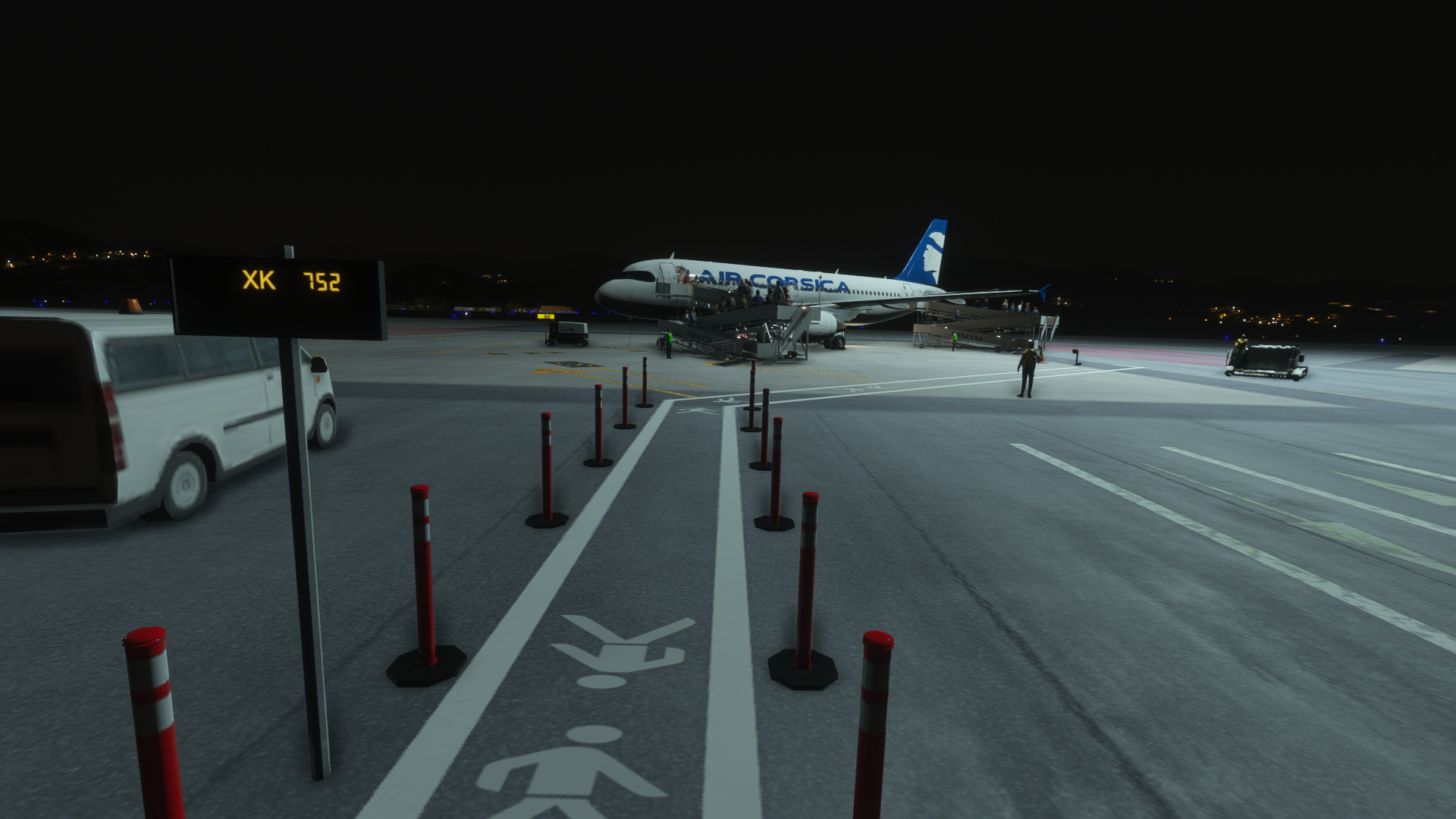 Deboarding by night